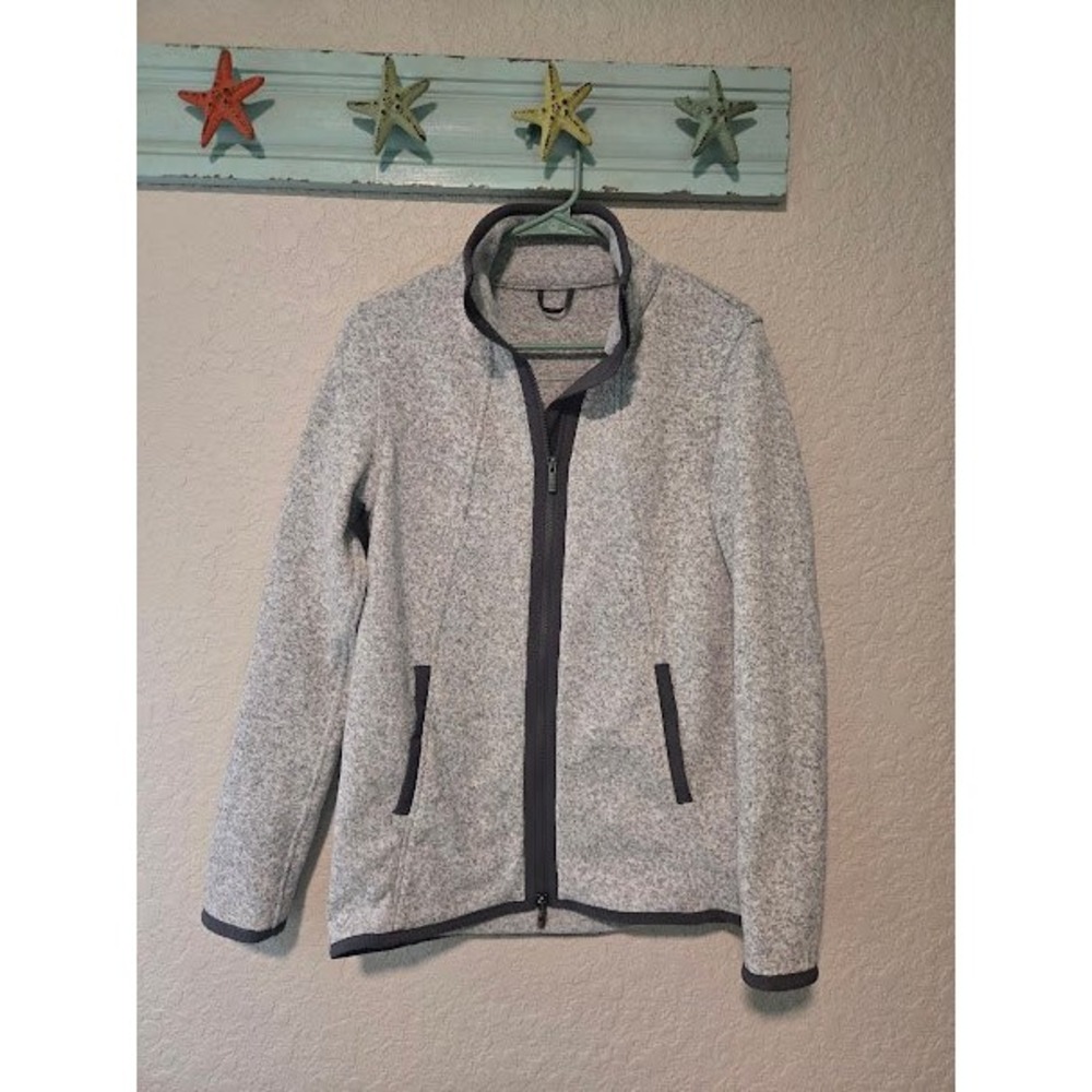 Lululemon Heathered Grey Fleece Jacket